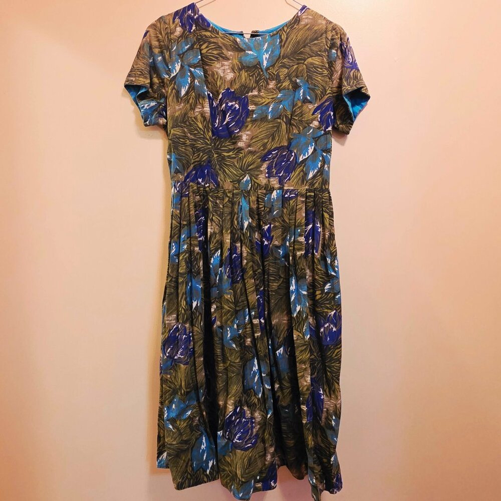 Vintage Mode O'Day Floral Day Dress